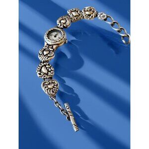 Brighton “Brittany” Silvertone Ladies Watch Includes New Battery Vintage